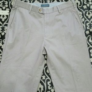 Peter Miller Men's khaki Chinos Flat Front Grey